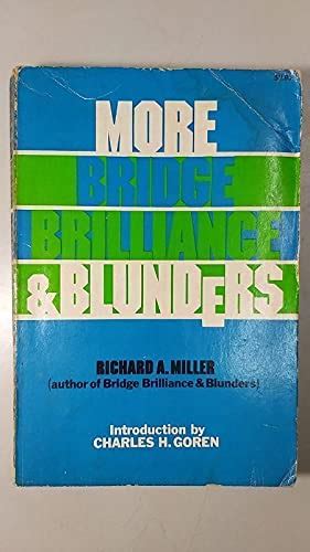 richard miller bridge city ebay|MORE BRIDGE BRILLIANCE & BLUNDERS By Richard A Miller .